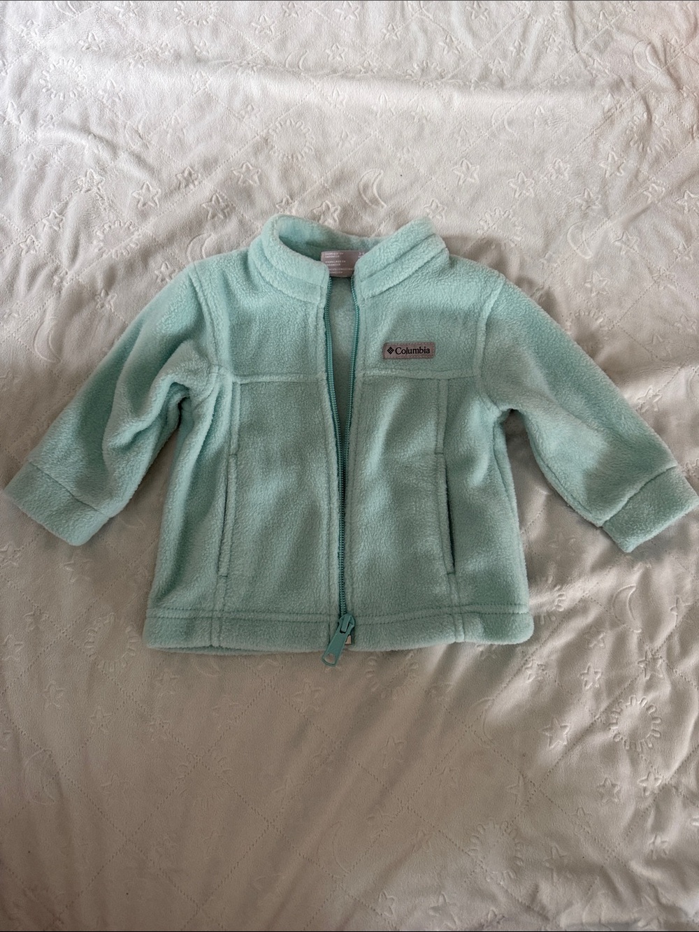 Columbia Mint Green Kids Fleece Jacket 3-6months